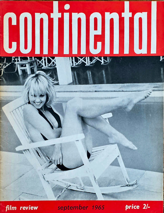 Vintage CONTINENTAL FILM REVIEW September 1965 -  Good condition- Film