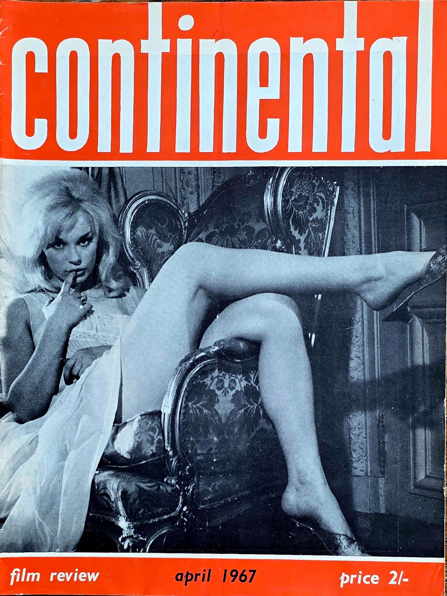 Vintage CONTINENTAL FILM REVIEW April 1967 -  Good condition- Film