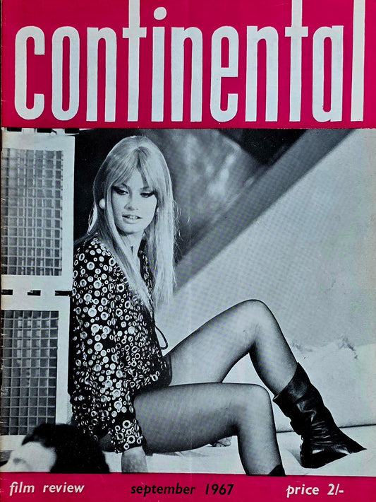 Vintage CONTINENTAL FILM REVIEW September 1967 -  Good condition- Film