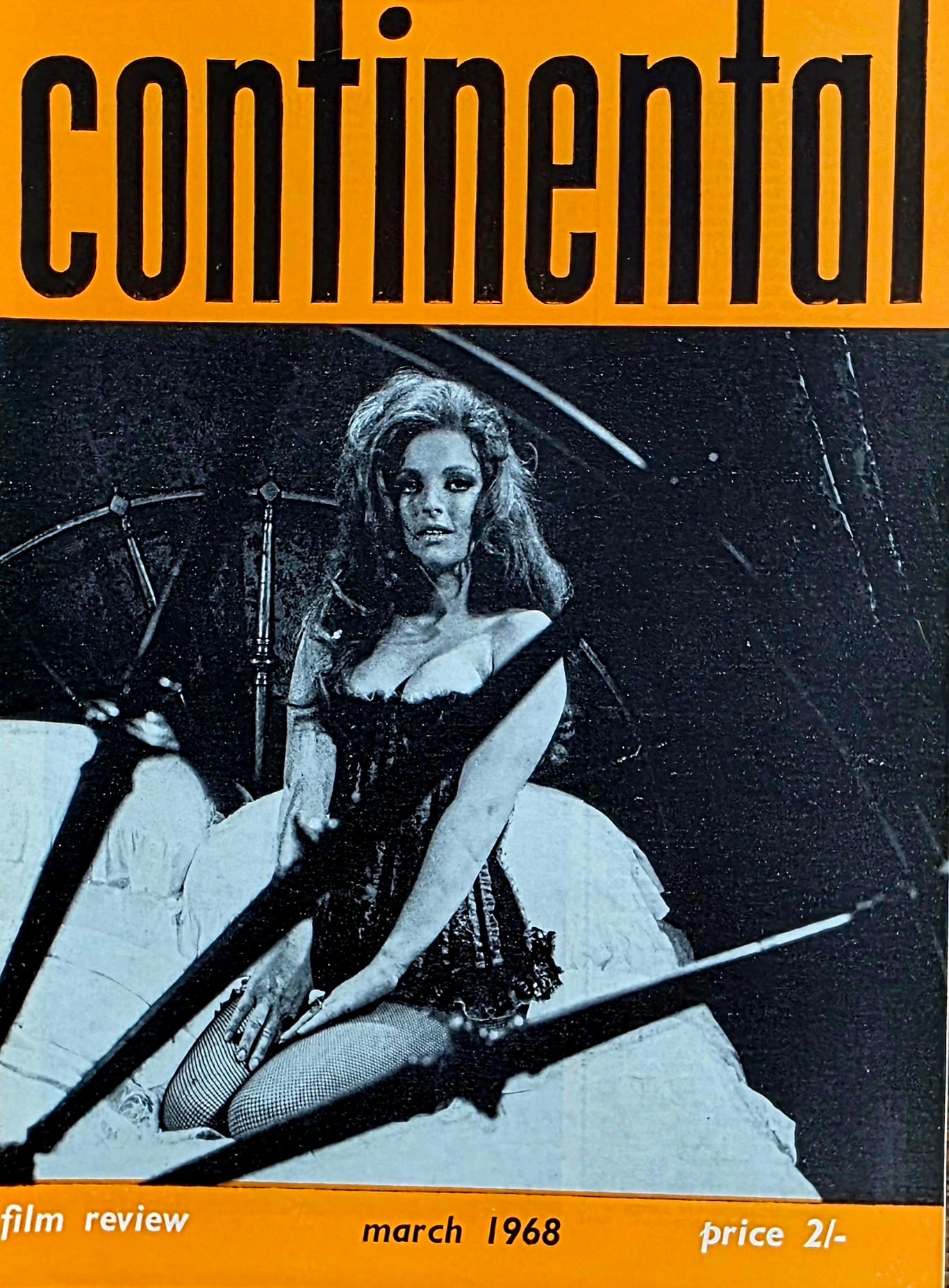 Vintage CONTINENTAL FILM REVIEW March 1968 -  Good condition- Film