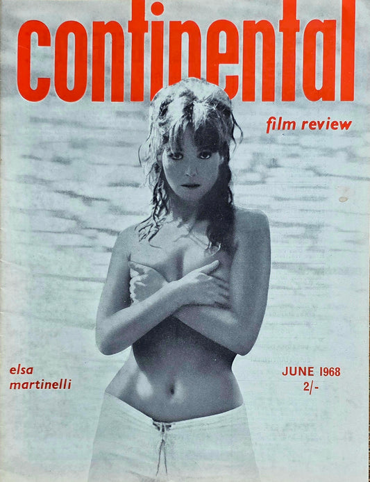 Vintage CONTINENTAL FILM REVIEW June 1968 -  Good condition- Film
