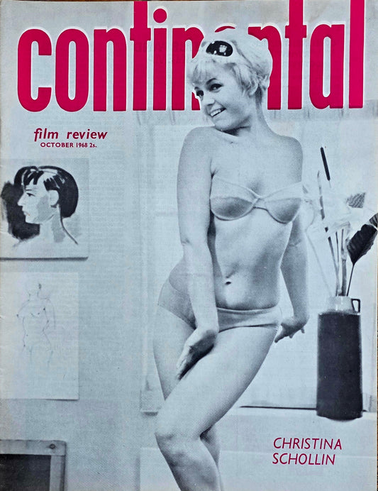 Vintage CONTINENTAL FILM REVIEW October 1968 -  Good condition- Film
