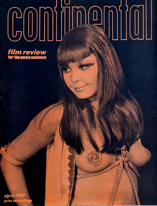 Vintage CONTINENTAL FILM REVIEW April 1969 -  Good condition- Film