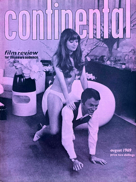 Vintage CONTINENTAL FILM REVIEW August 1969 -  Good condition- Film