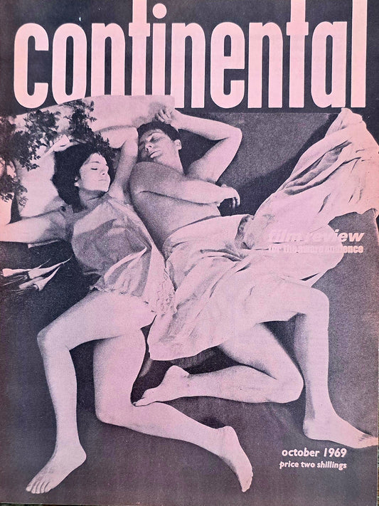 Vintage CONTINENTAL FILM REVIEW October 1969 -  Good condition- Film