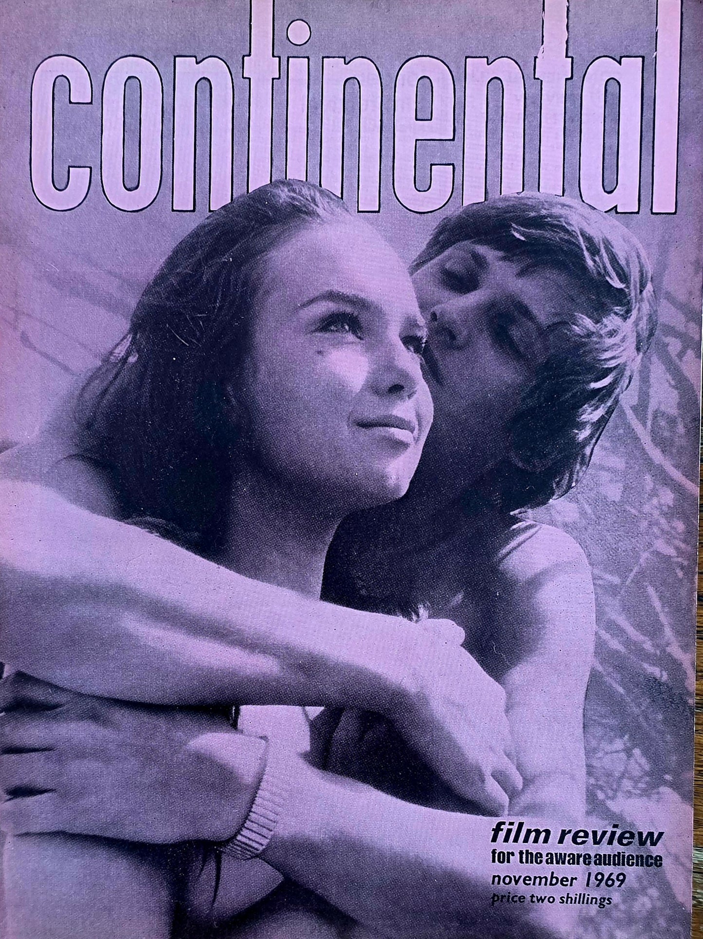 Vintage CONTINENTAL FILM REVIEW November 1969 -  Good condition- Film