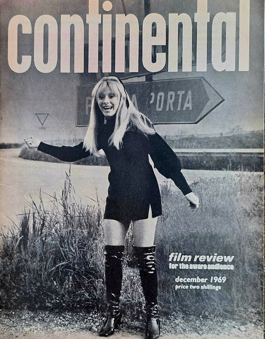 Vintage CONTINENTAL FILM REVIEW December 1969 -  Good condition- Film