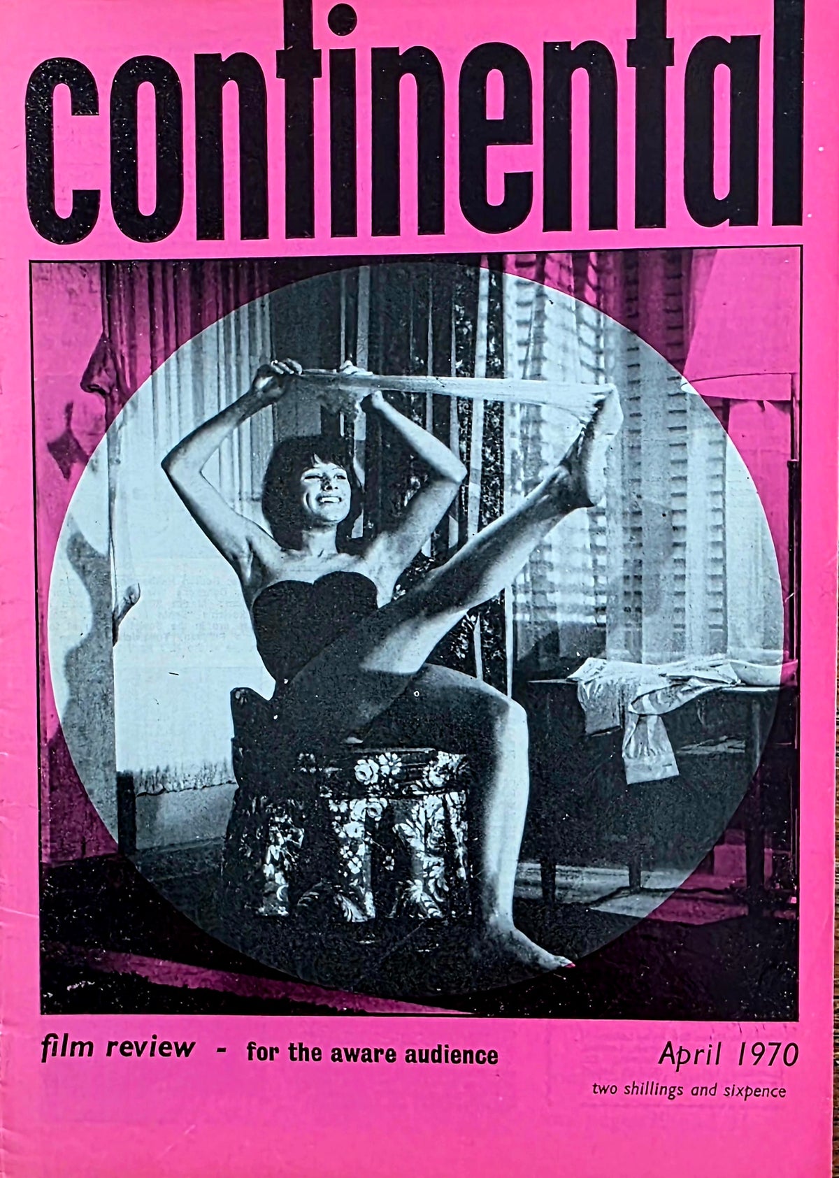 Vintage CONTINENTAL FILM REVIEW April 1970 -  Good condition- Film