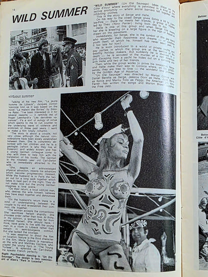 Vintage CONTINENTAL FILM REVIEW May 1970 -  Good condition- Film