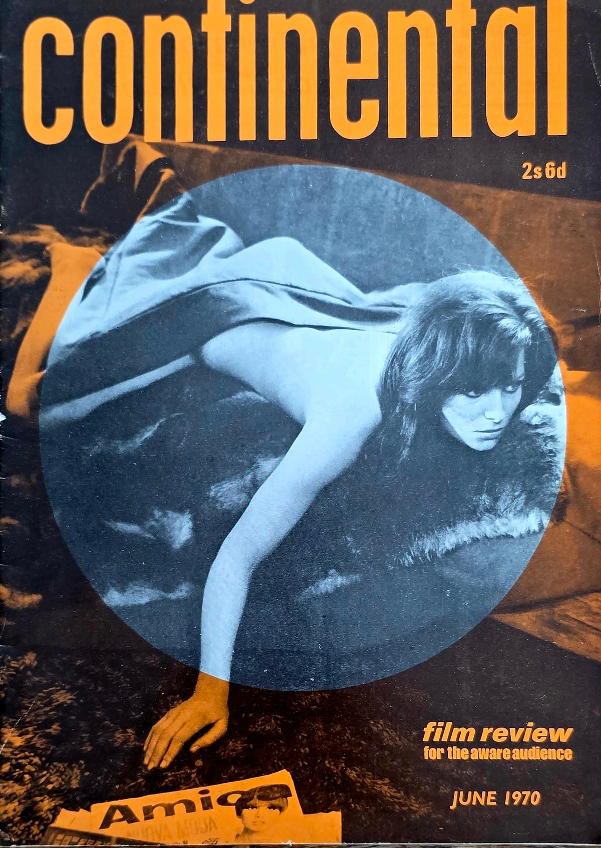 Vintage CONTINENTAL FILM REVIEW June 1970 -  Good condition- Film
