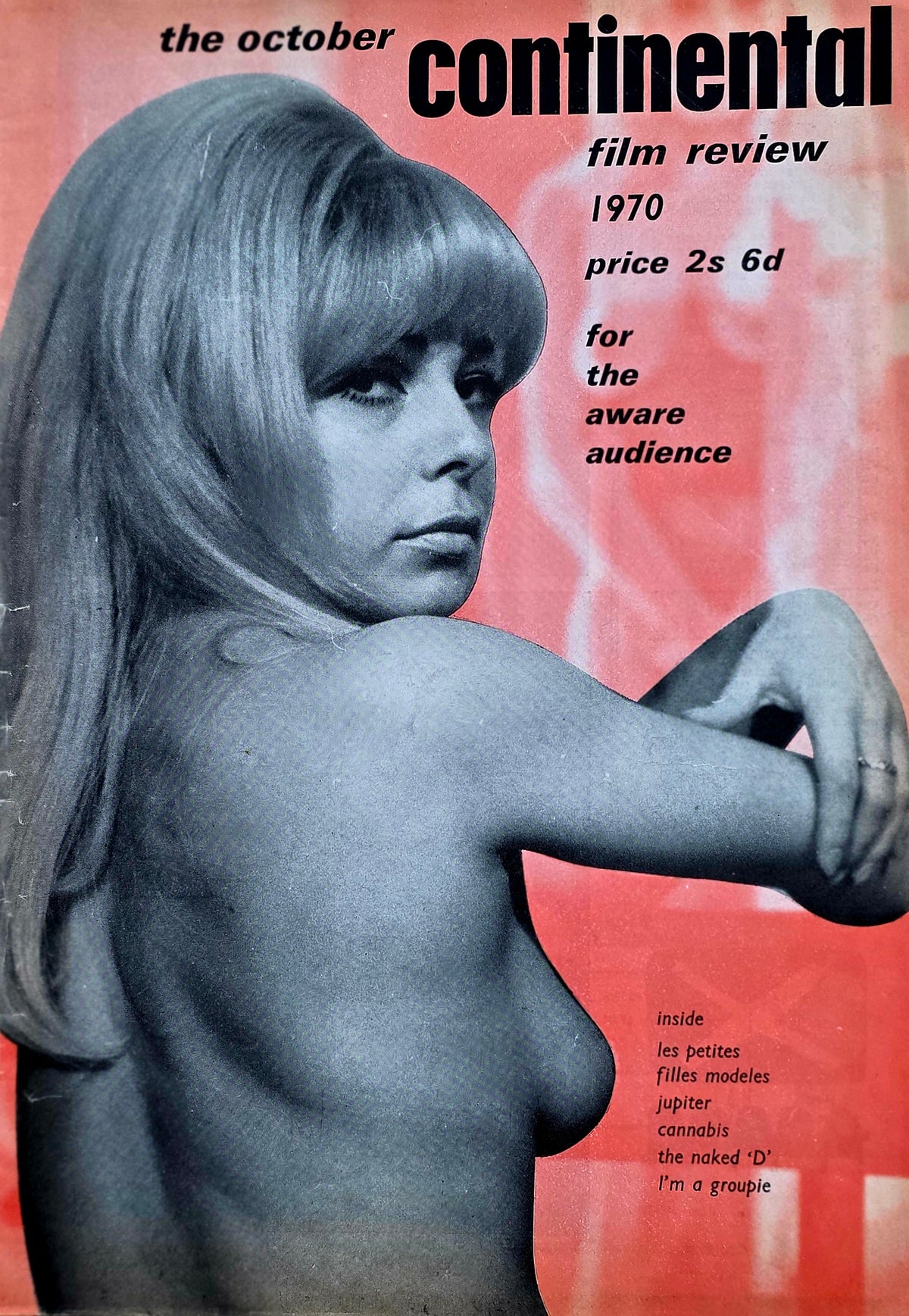 Vintage CONTINENTAL FILM REVIEW October 1970 -  Good condition- Film