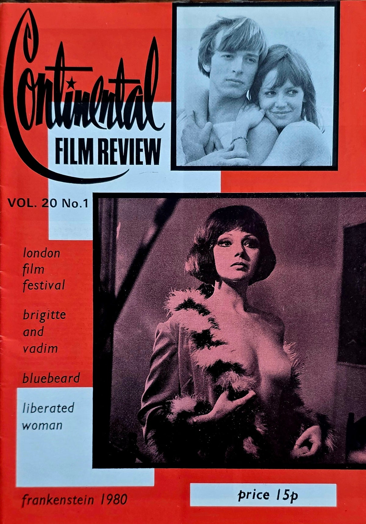 Vintage CONTINENTAL FILM REVIEW Vol 20 #1 -  Good condition- Film