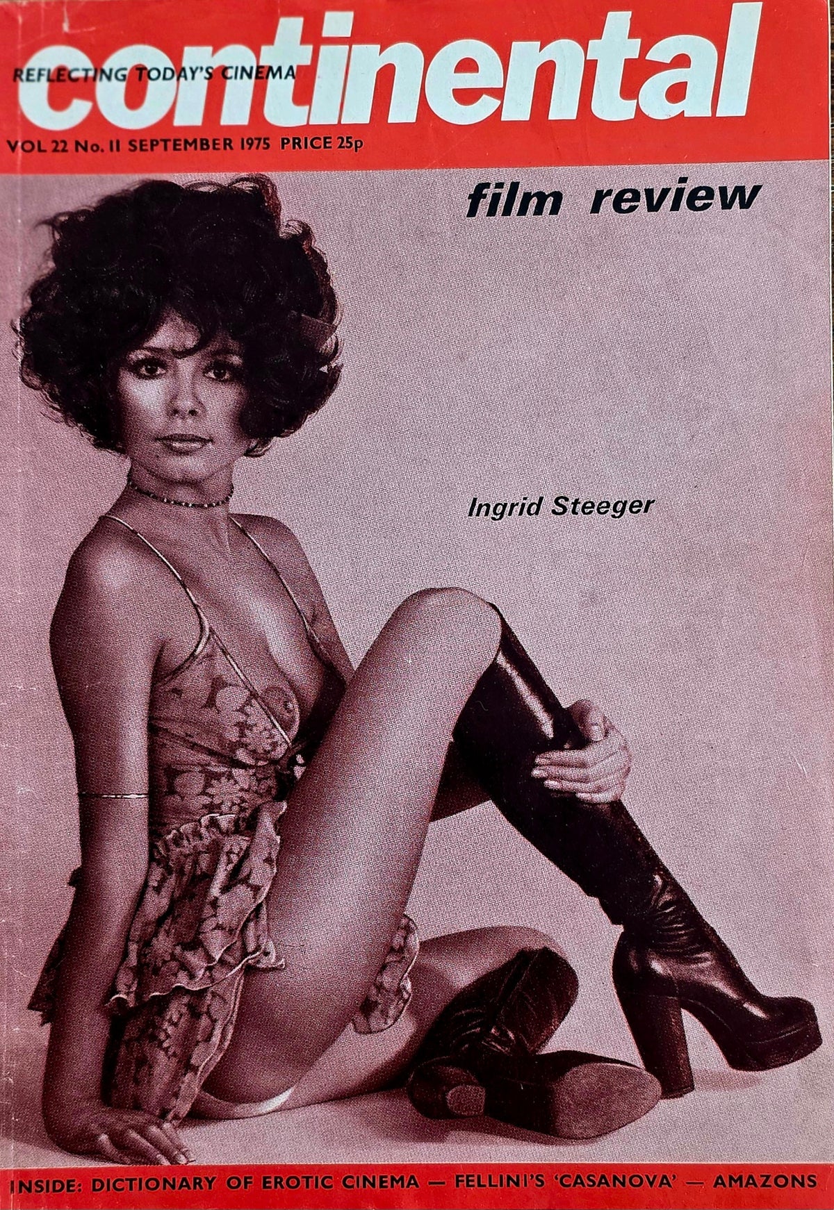 Vintage CONTINENTAL FILM REVIEW Vol 22 #11-  Good condition- Film