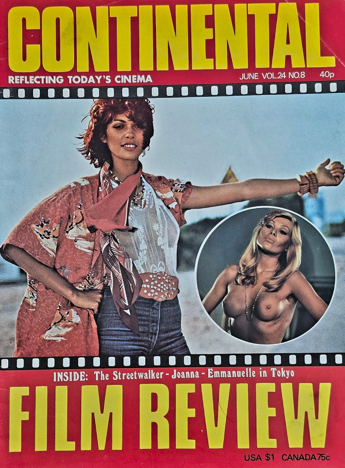Vintage CONTINENTAL FILM REVIEW Vol 24 #8-  Good condition- Film