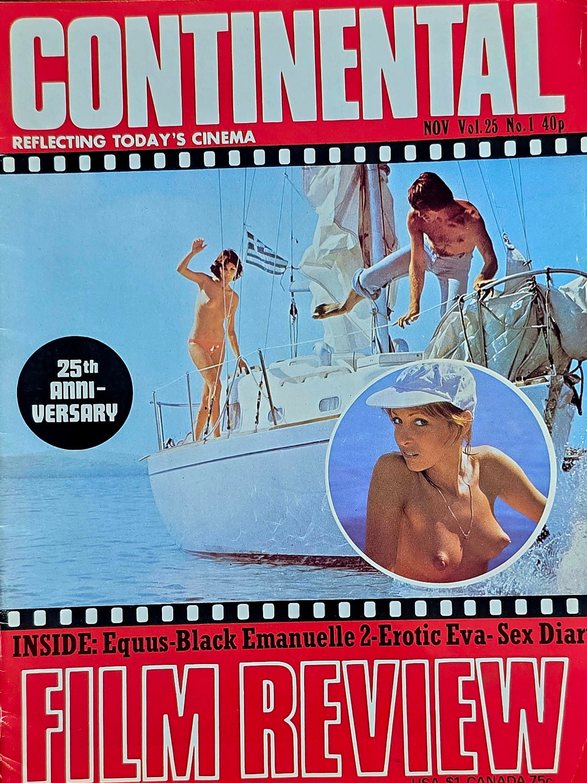 Vintage CONTINENTAL FILM REVIEW Vol 25 #1-  Good condition- Film