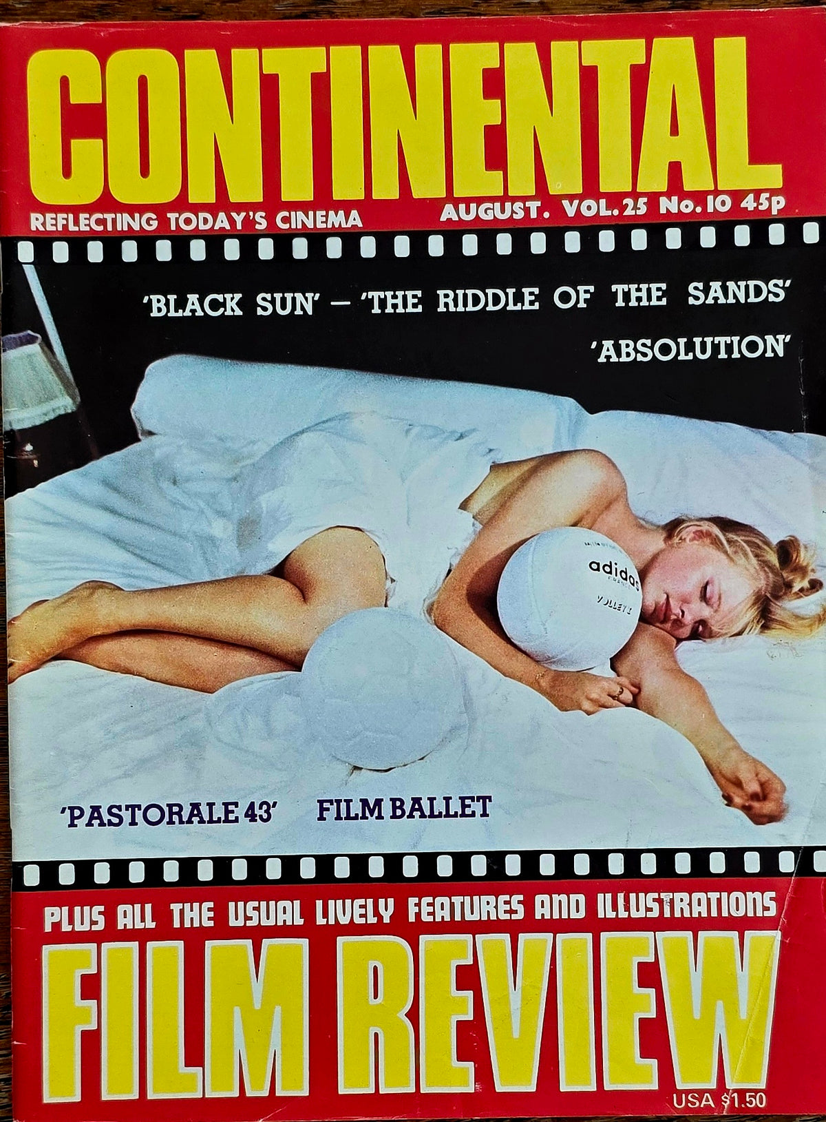 Vintage CONTINENTAL FILM REVIEW Vol 25 #10-  Good condition- Film