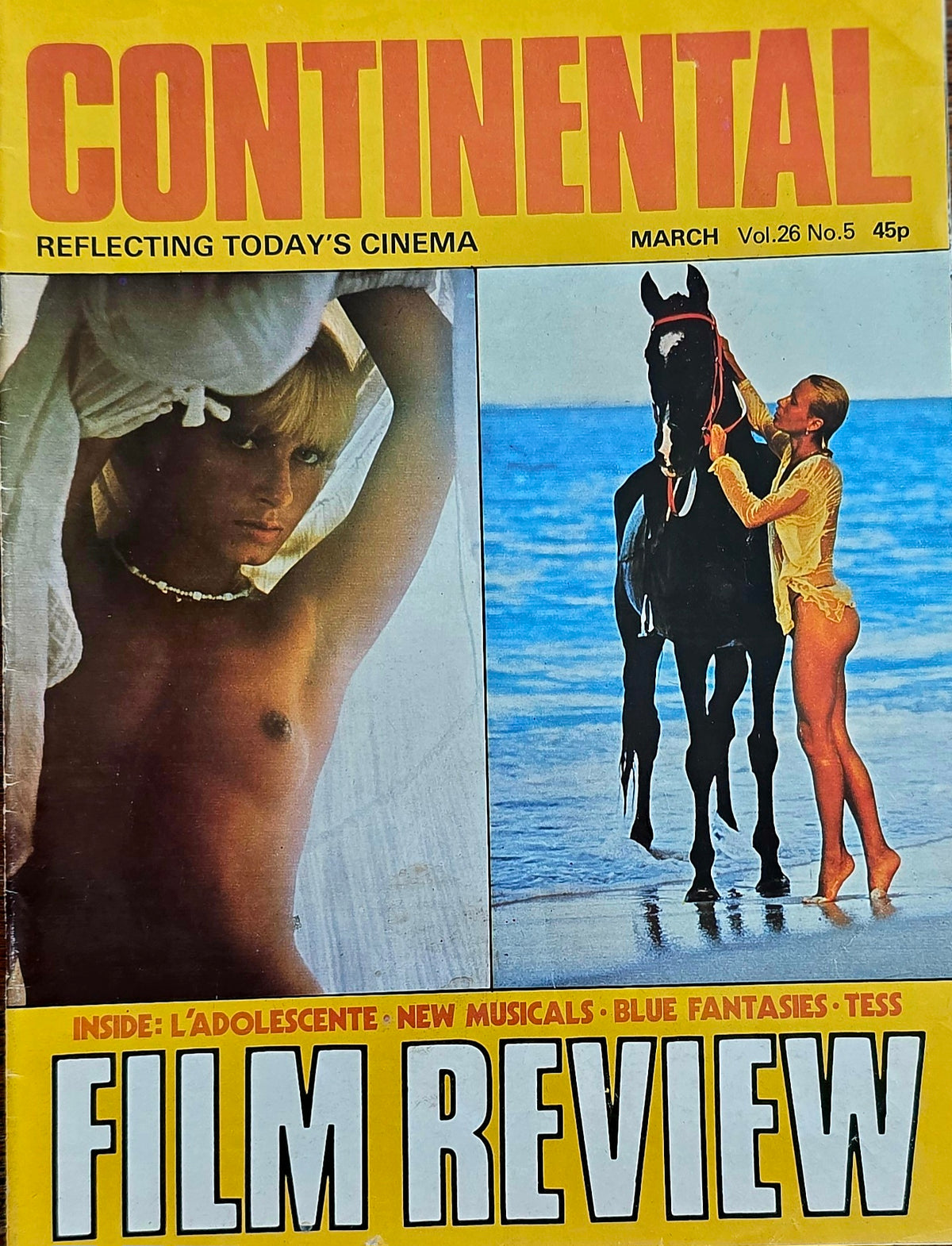 Vintage CONTINENTAL FILM REVIEW Vol 26 #5-  Good condition- Film