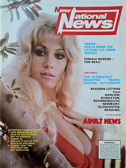 Vintage NATIONAL NEWS #56  Excellent condition- Men's Adult Glamour
