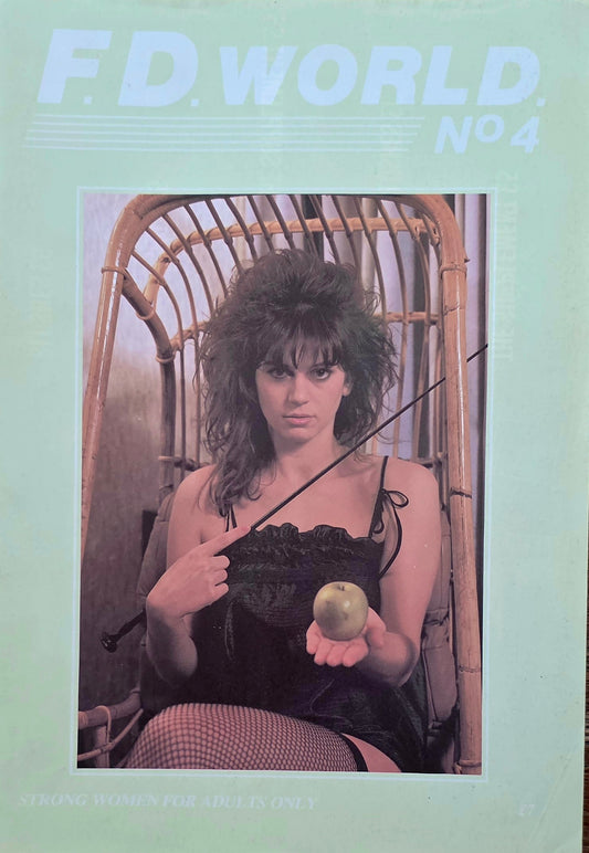 Vintage F.D. World (Female Domination) #4 - Excellent condition-  Men's Adult Glamour