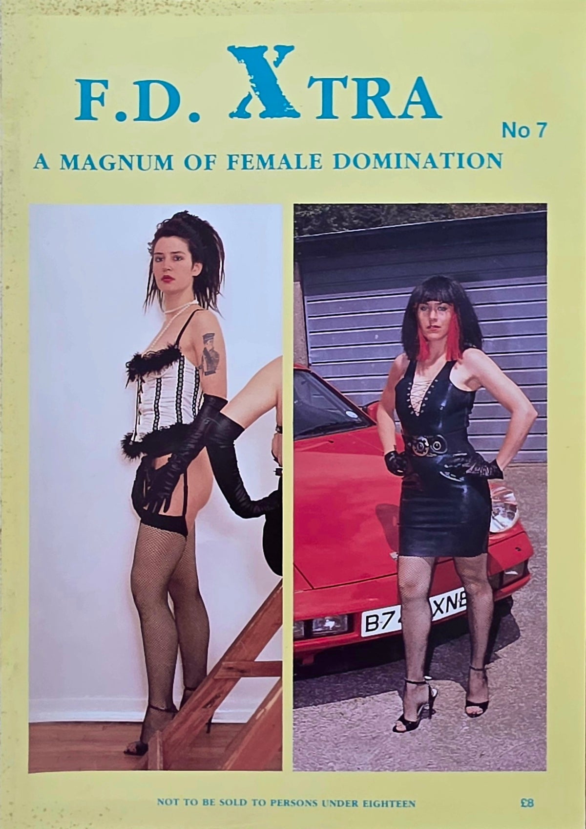 Vintage F.D. EXTRA (Female domination) #7 - Excellent condition-  Men's Adult Glamour