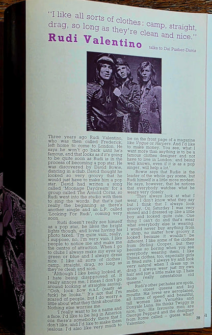 CURIOUS  #19 Excellent condition RARE DAVID BOWIE ISSUE- Men's/Women's Adult Glamour