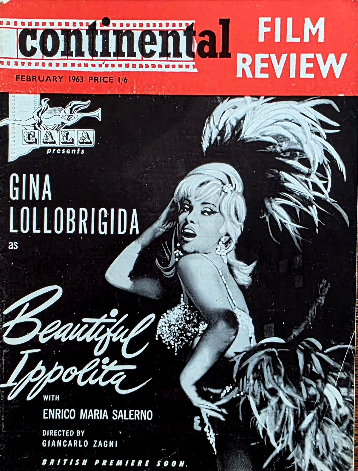 Vintage CONTINENTAL FILM REVIEW February 1963  Good condition- Film