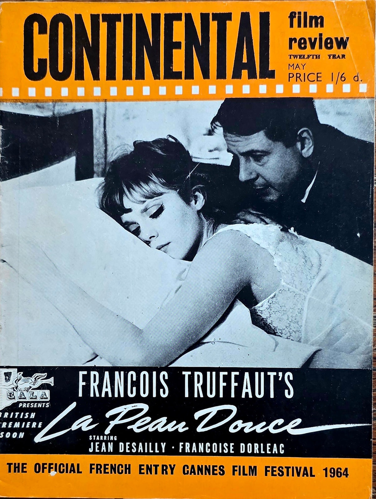 Vintage CONTINENTAL FILM REVIEW March 1963  Good condition- Film