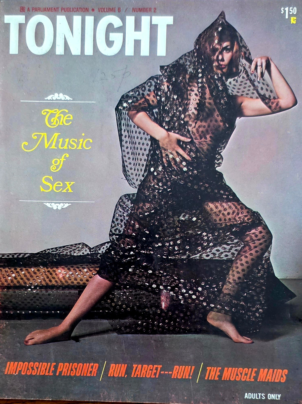Vintage TONIGHT Vol 6 #12  Very Good condition- Men's Adult Glamour