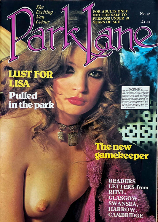 Vintage PARK LANE #45 Very Good condition- Men's Adult Glamour