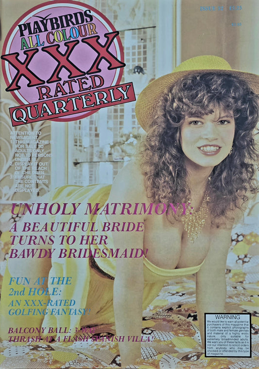 PLAYBIRDS All Colour XXX rated quarterly #52 Excellent condition-Vintage Men's Adult Glamour