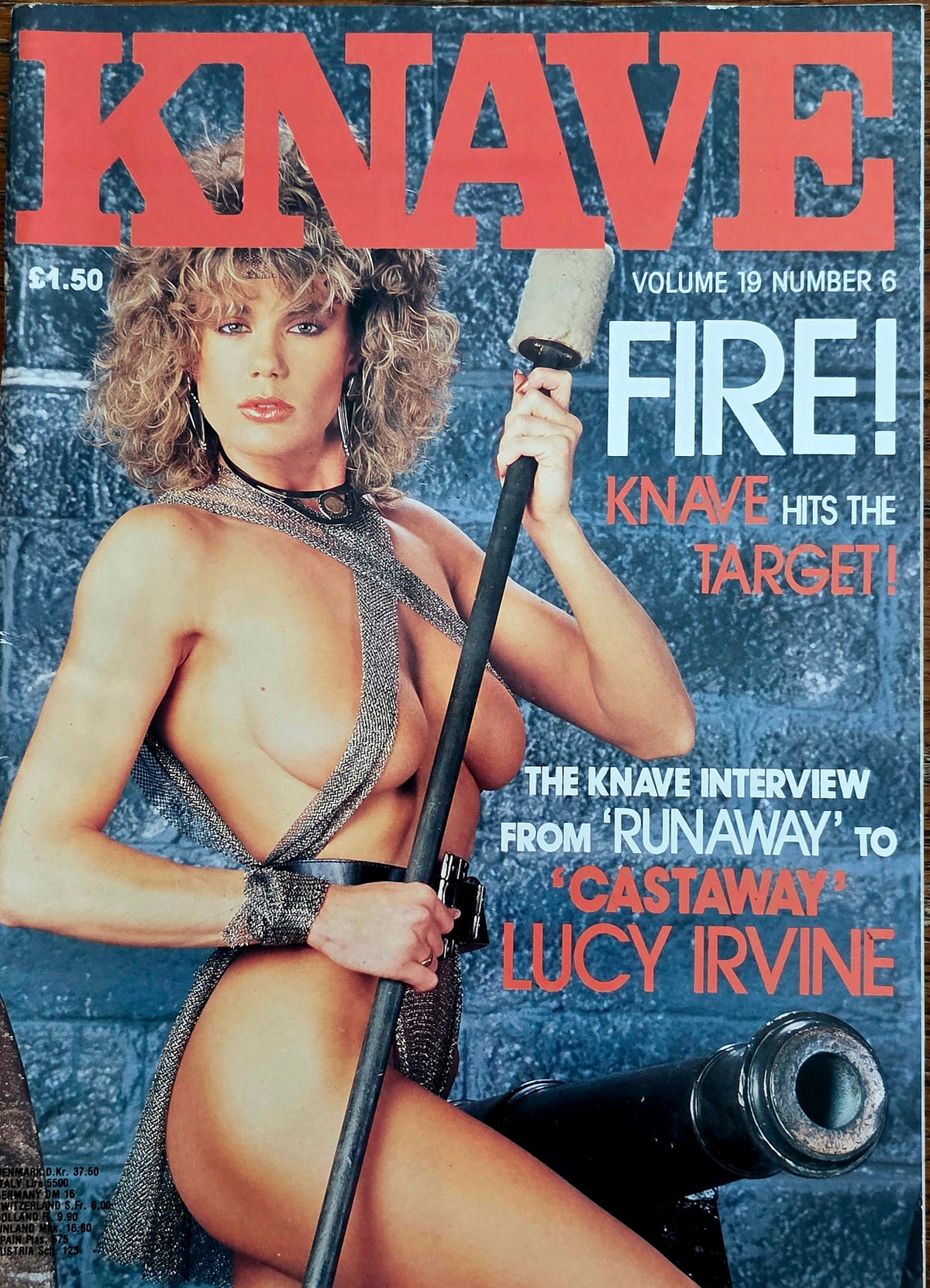 Vintage KNAVE Vol 19 #6 Very Good Condition Men's Adult Glamour