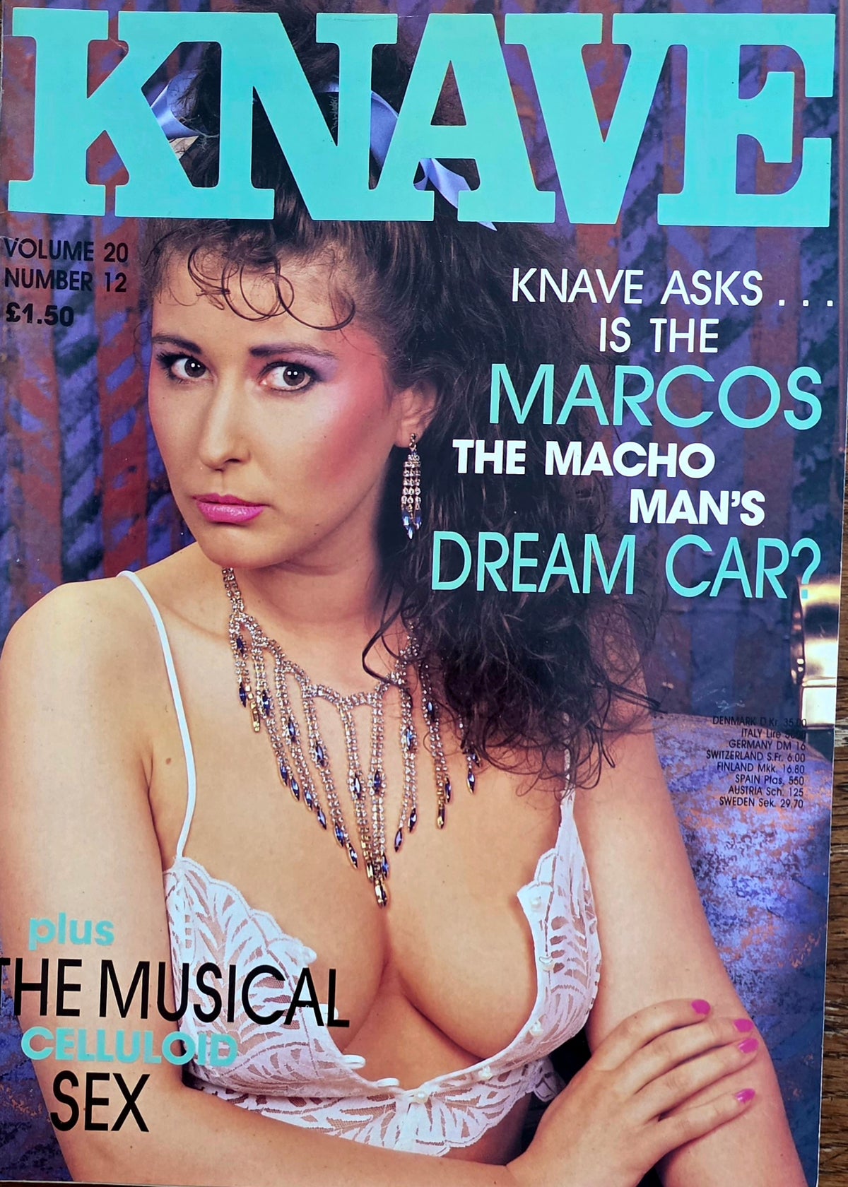 Vintage KNAVE Vol 20 #12 Very Good Condition Men's Adult Glamour