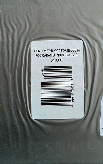 Adult Comic/Graphic novel- GUN HONEY Blood for Blood #4 Caranfa nude variant sealed Excellent condition - Adult Comic/Graphic novel