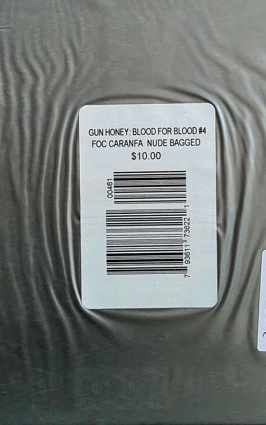Adult Comic/Graphic novel- GUN HONEY Blood for Blood #4 Caranfa nude variant sealed Excellent condition - Adult Comic/Graphic novel