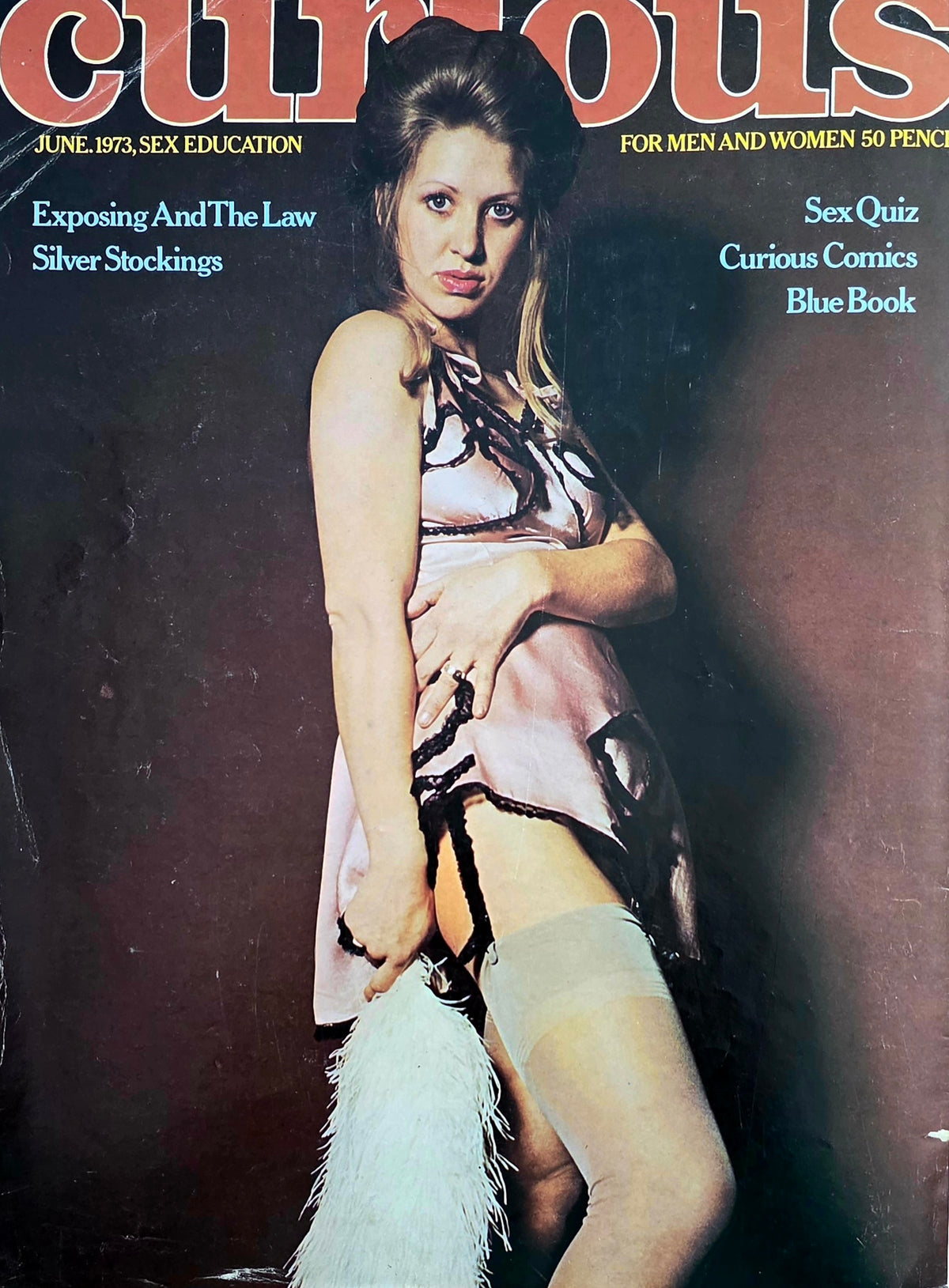 CURIOUS June 1973 Good condition- Men's/Women's Adult Glamour