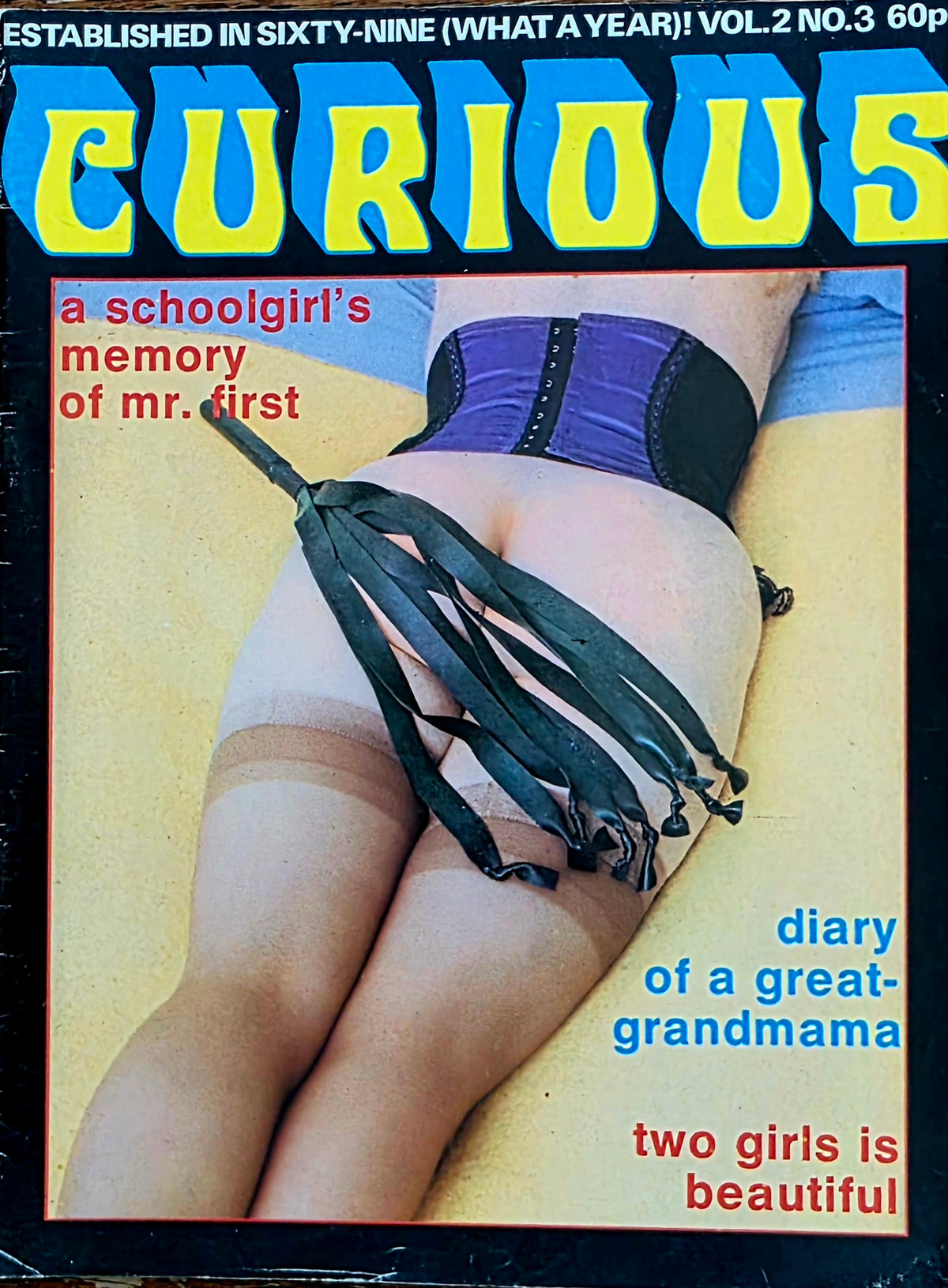 CURIOUS Vol 2 #3 Good condition- Men's/Women's Adult Glamour