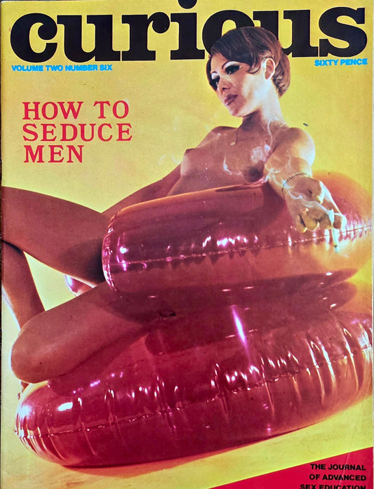 CURIOUS Vol 2 #6 Good condition- Men's/Women's Adult Glamour