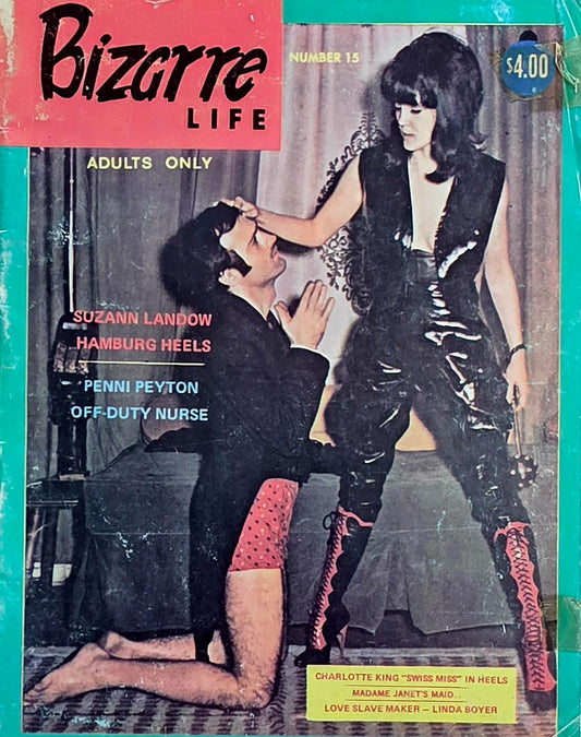 Vintage Bizarre Life #15 fair condition, cover wear- Men's Adult Glamour