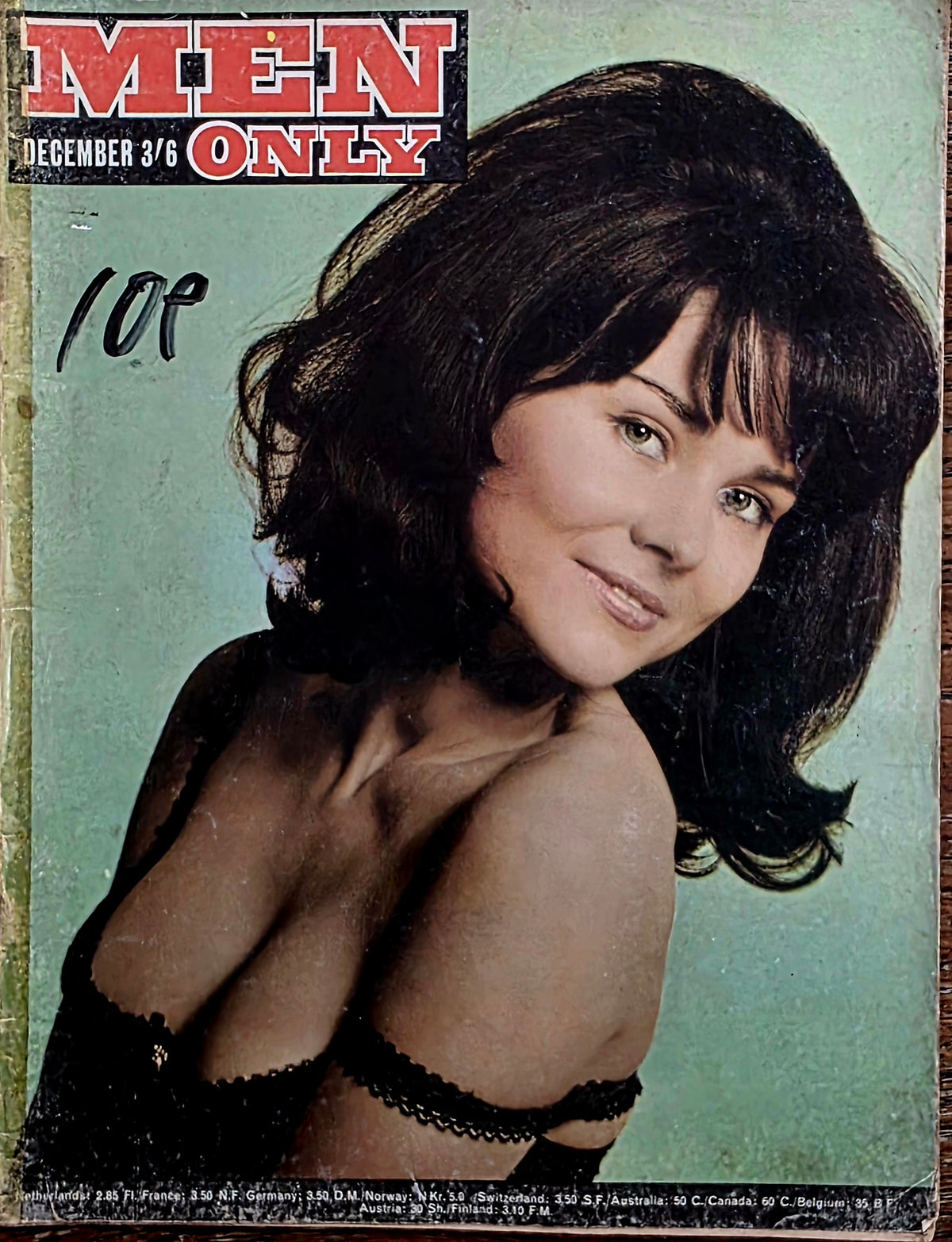 Vintage Men Only December 1967 Fair condition- Men's Adult Glamour
