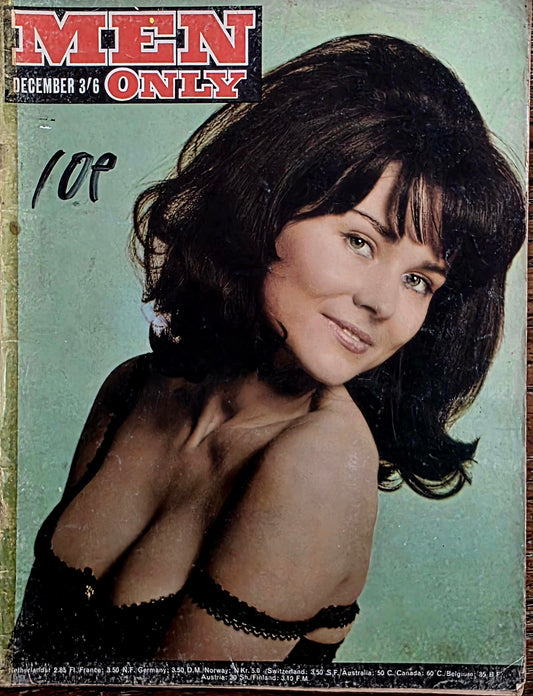 Vintage Men Only December 1967 Fair condition- Men's Adult Glamour