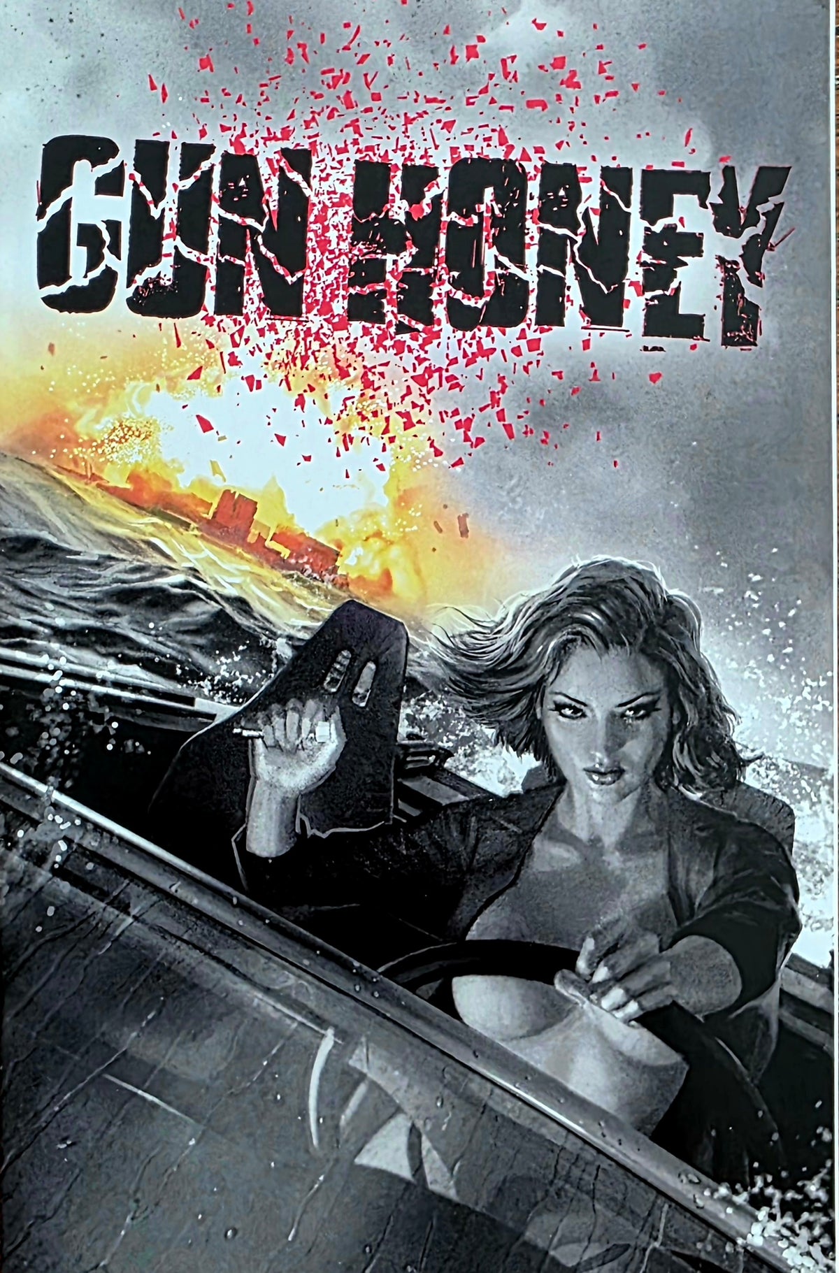 Vintage Gun Honey  #4 Rare Virgin Variant Cover Excellent condition- Comic Graphic Magazine