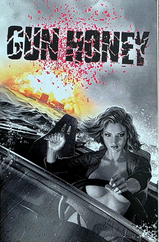 Vintage Gun Honey  #4 Rare Virgin Variant Cover Excellent condition- Comic Graphic Magazine