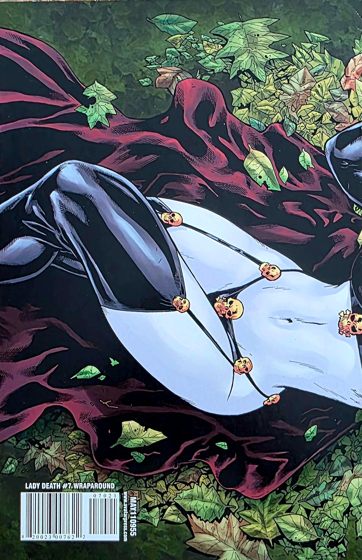 Vintage Lady Death -wrap around cover #7 Variant Cover Excellent condition- Comic Graphic Magazine