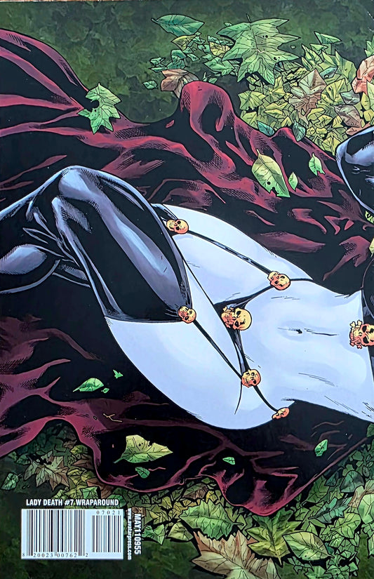Vintage Lady Death -wrap around cover #7 Variant Cover Excellent condition- Comic Graphic Magazine