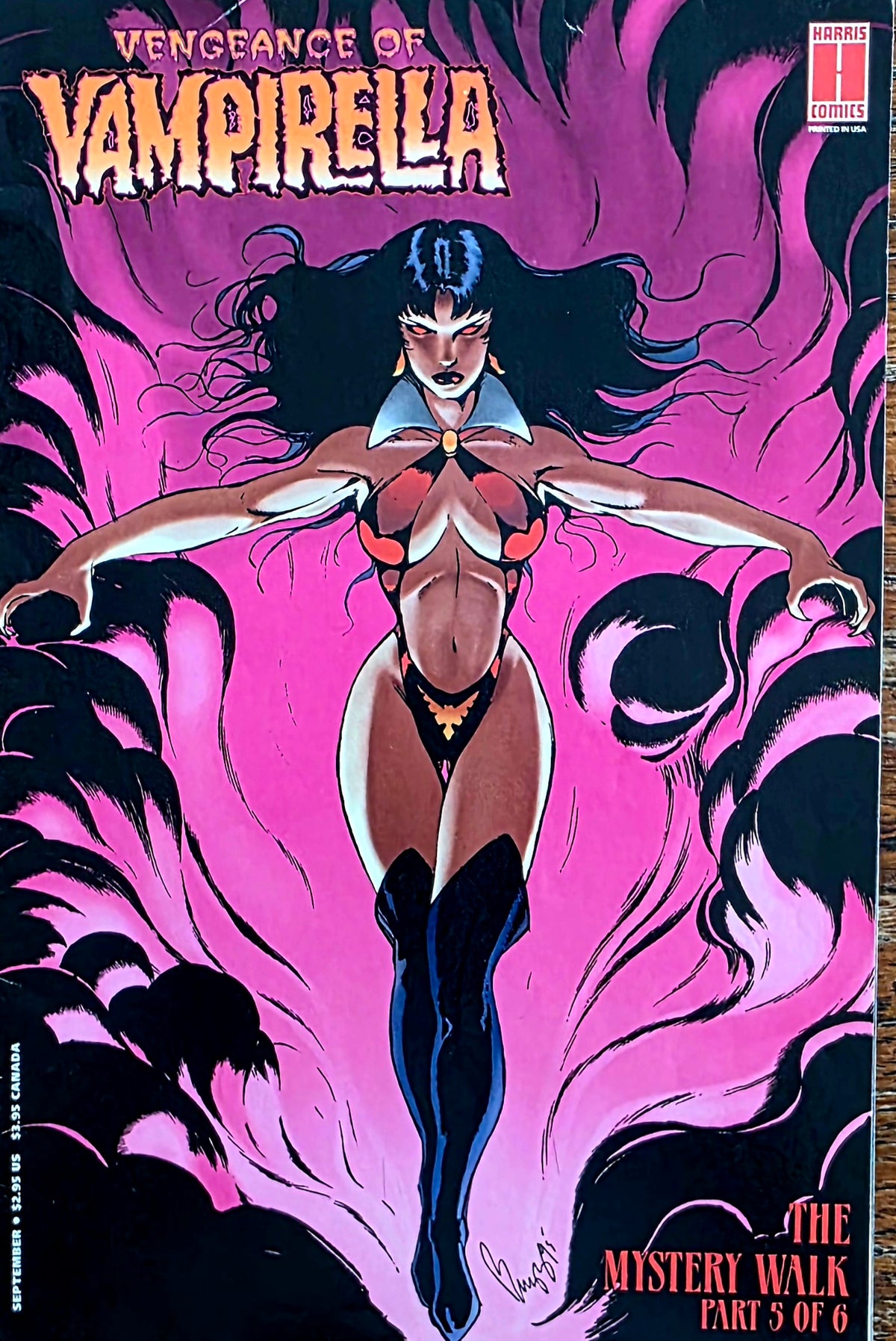 Vintage Vengeance of Vampirella - The Mystery Walk Variant Cover Excellent condition- Comic Graphic Magazine