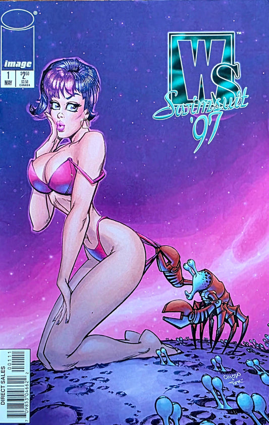 Vintage WS Swimsuit 97 - Wild Storm Excellent condition- Comic Graphic Magazine
