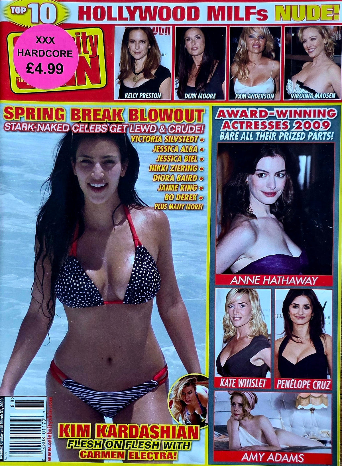Vintage Celebrity Skin Vol 31 #188 2009 Excellent condition- Men's Adult Glamour