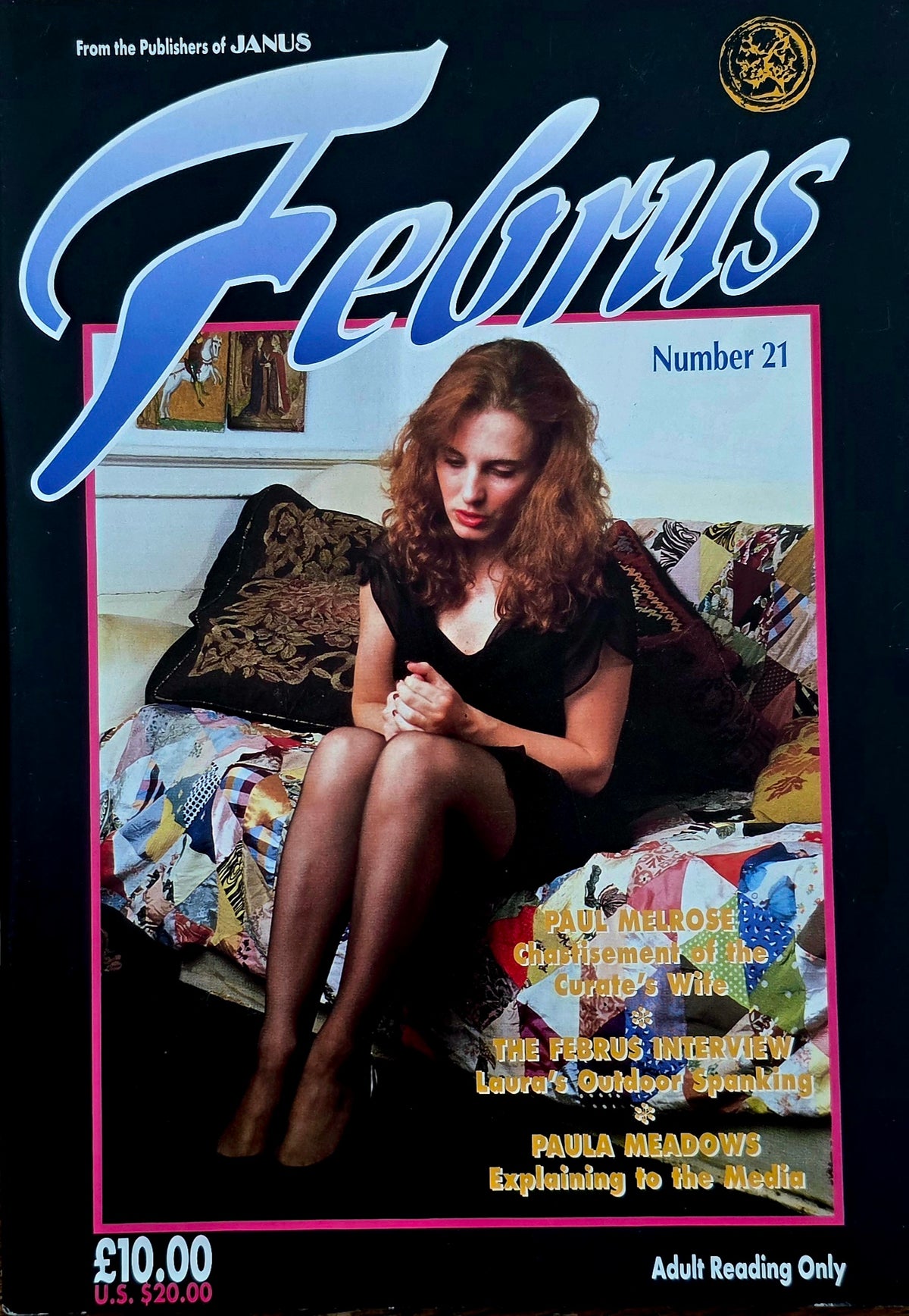 Vintage Februs #21  Excellent condition- Men's Adult Glamour