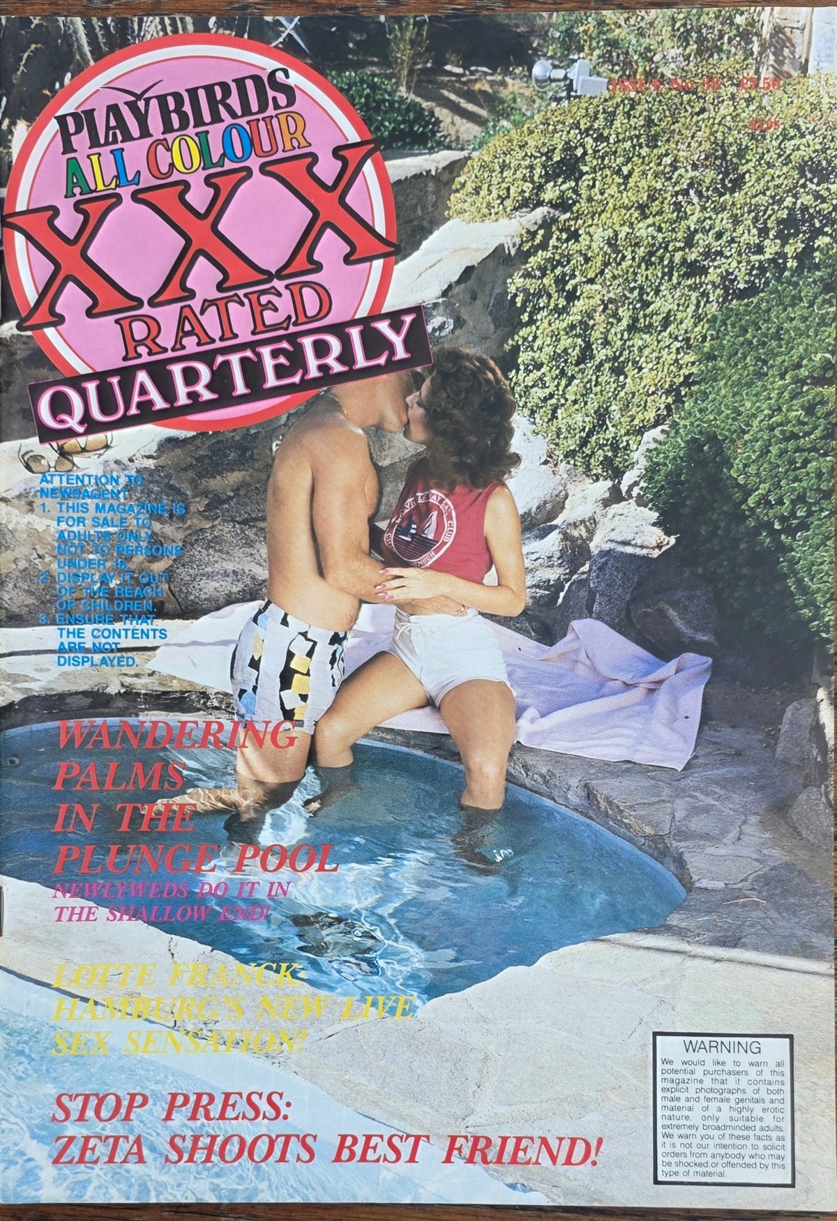 Vintage Playbirds All Colour XXX Rated Quarterly no.38 Excellent condition- Men's Adult Glamour