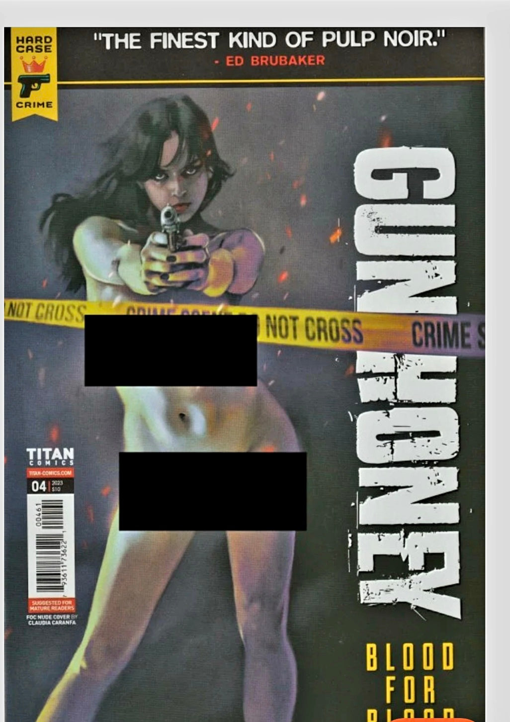 Adult Comic/Graphic novel- GUN HONEY Blood for Blood #4 Caranfa nude variant sealed Excellent condition - Adult Comic/Graphic novel